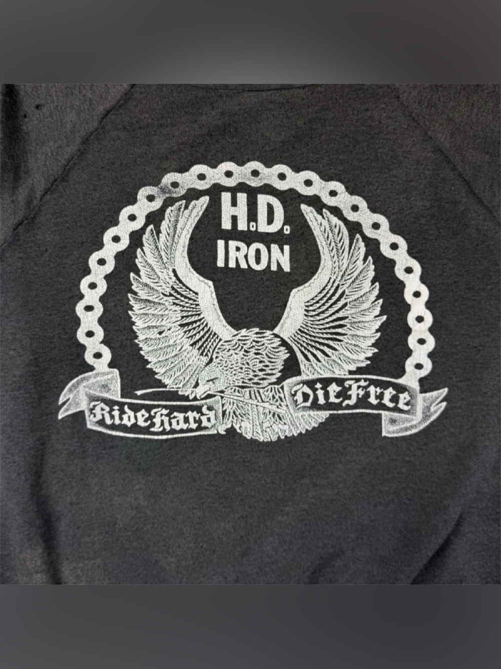 Vintage ‘80s Harley Davidson Canada’s Finest Old Harley’s And Cold Beer Crewneck - Picture 4 of 9